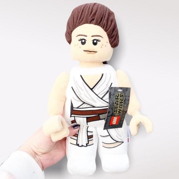 Disney Star Wars Lego Rey Plush OS NWT Kids Fan Collector Stuffed Animal Toy - Picture 2 of 4